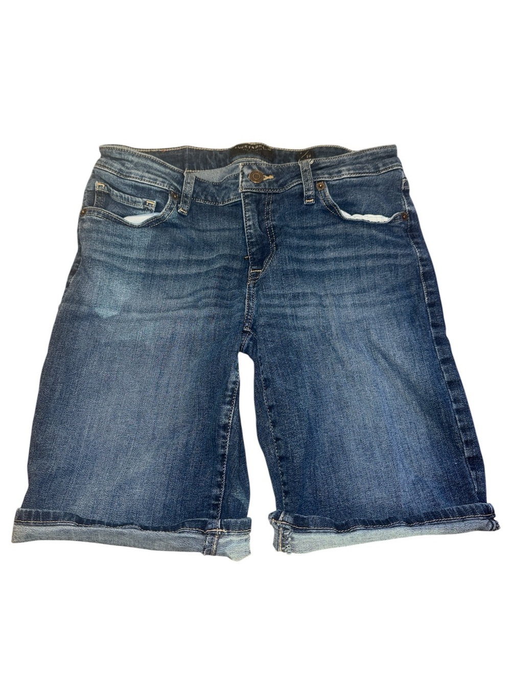 Lucky Brand Blue Denim Bermuda Shorts